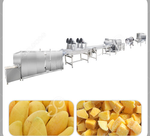 frozen mango processing line
