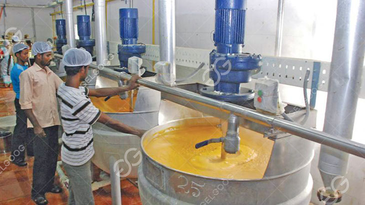 mango pulp mixing machine